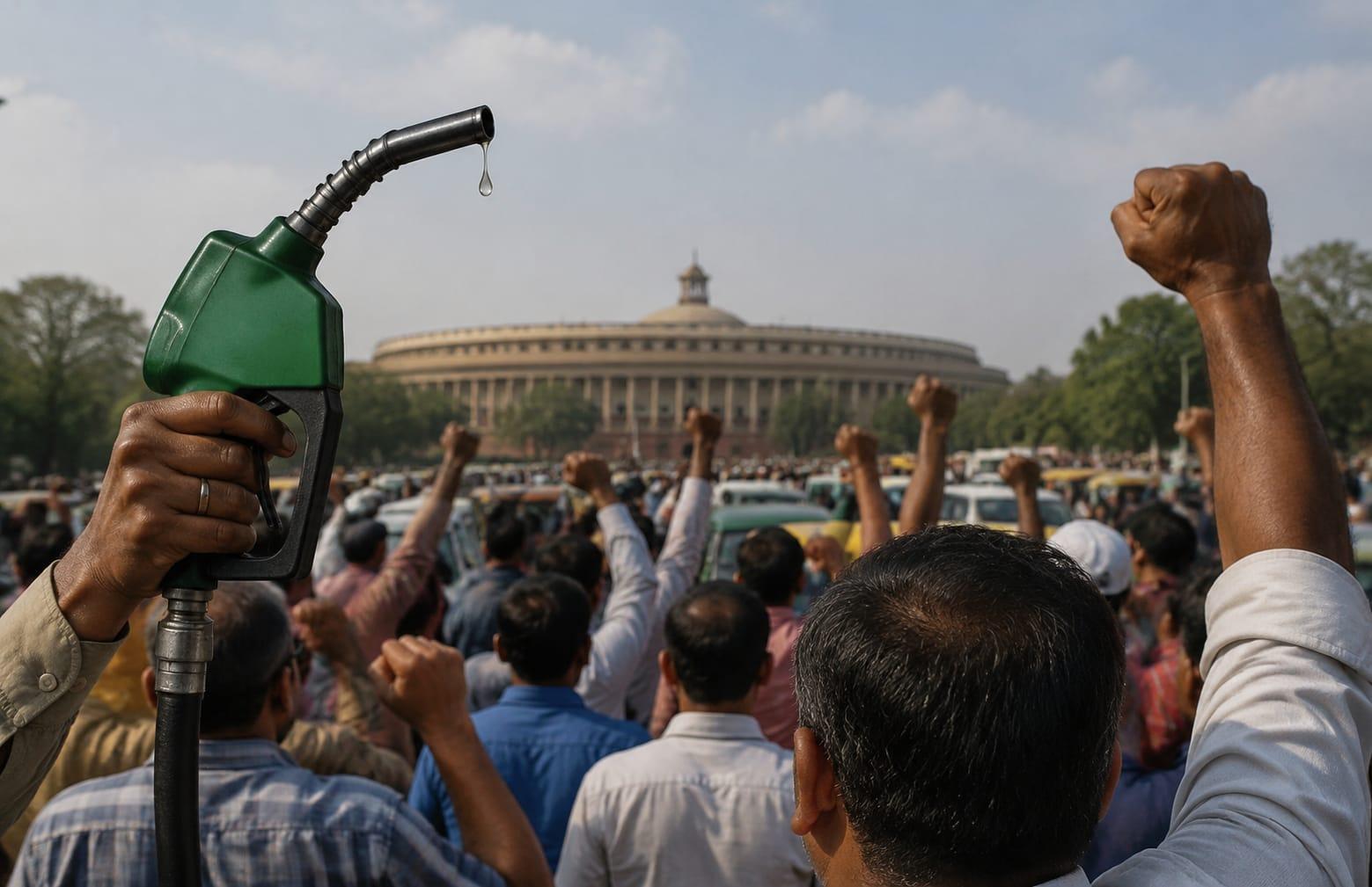 ایتھانول ملا پٹرول کے خلاف دہلی کے ٹرانسپورٹرز کا 4 اگست کو احتجاج؛ پارلیمنٹ مارچ کا اعلان