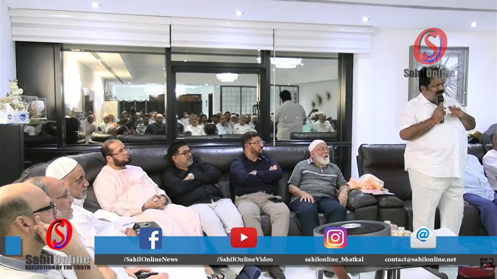 بھٹکل میں 24 گھنٹے بجلی کی فراہمی کے لیے نیا گرڈ آخری مراحل میں؛ تین ماہ میں کام مکمل ہونے کی امید: دبئی میں منکال وئیدیا کا خطاب
