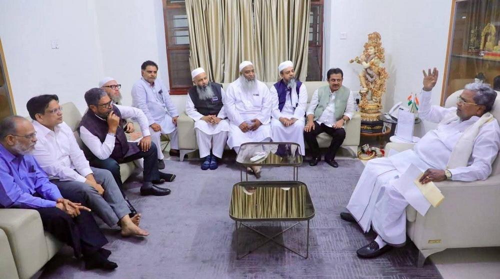 علماء و عمائدین کے وفد کی وزیر اعلیٰ سدارامیا سے ملاقات، کے جی ہلی کے نوجوانوں کی رہائی، فرقہ وارانہ ہم آہنگی اور ریزرویشن پر تفصیلی نمائندگی